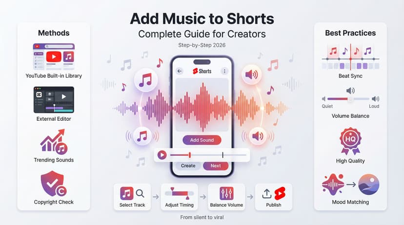 How to Add Music to YouTube Shorts: The Complete Guide for 2026