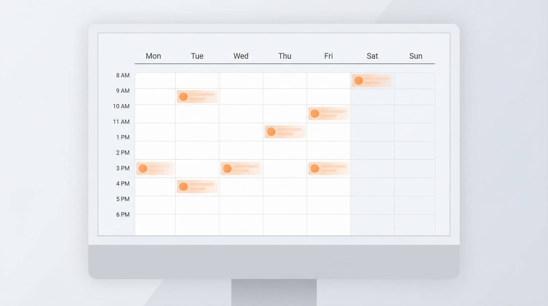 Add to Queue feature - visual calendar grid for scheduling
