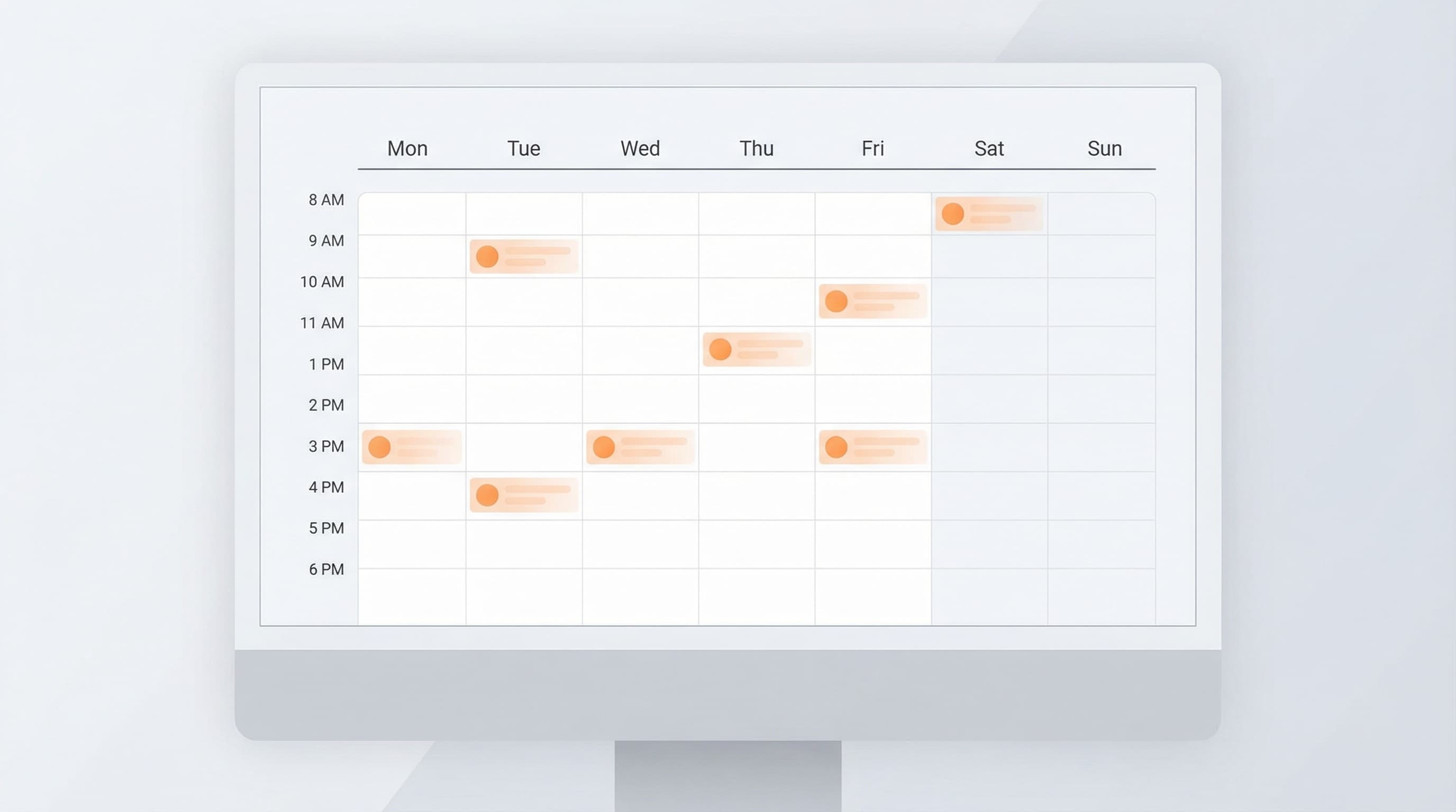Add to Queue feature - visual calendar grid for scheduling