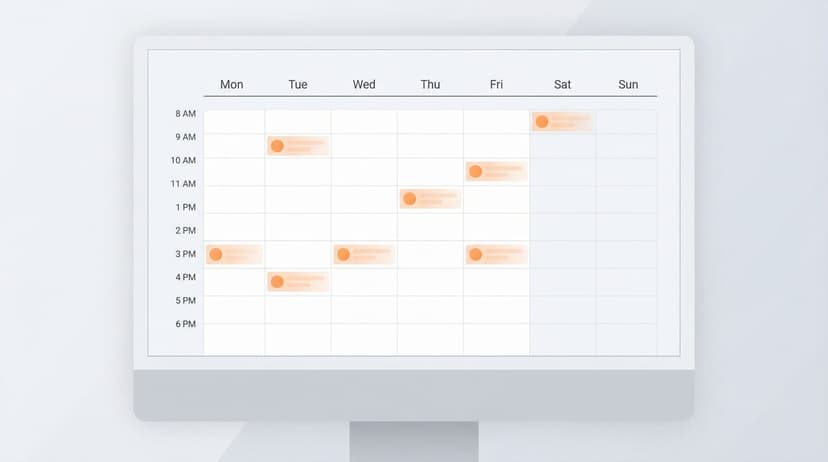 Add to Queue feature - visual calendar grid for scheduling