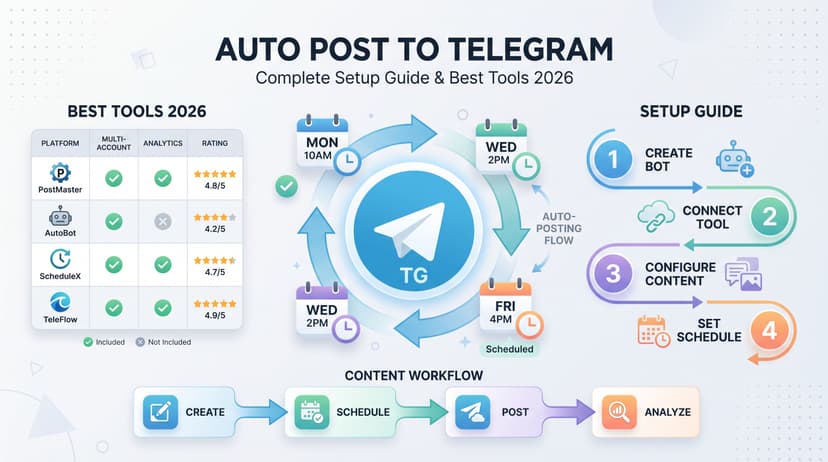 Auto Post to Telegram: Complete Tools and Setup Guide for 2026