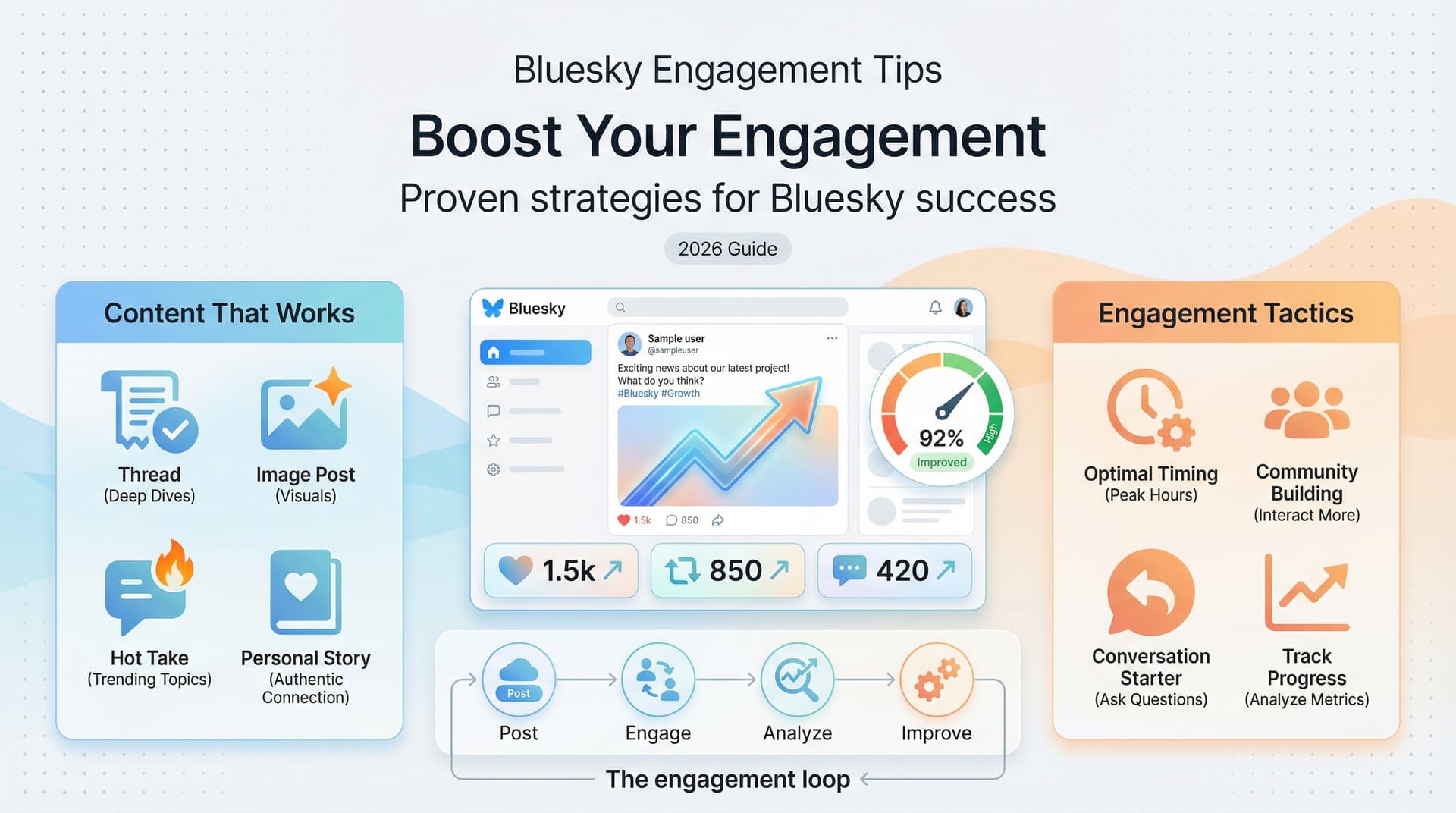 Bluesky Engagement Tips: Get More Likes & Reposts in 2026