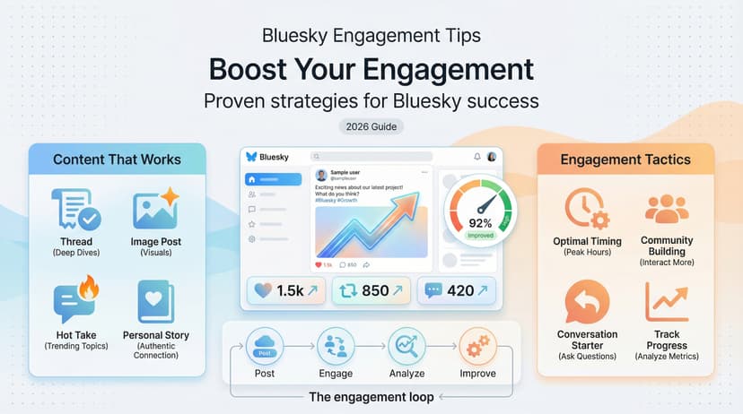 Bluesky Engagement Tips: Get More Likes & Reposts in 2026