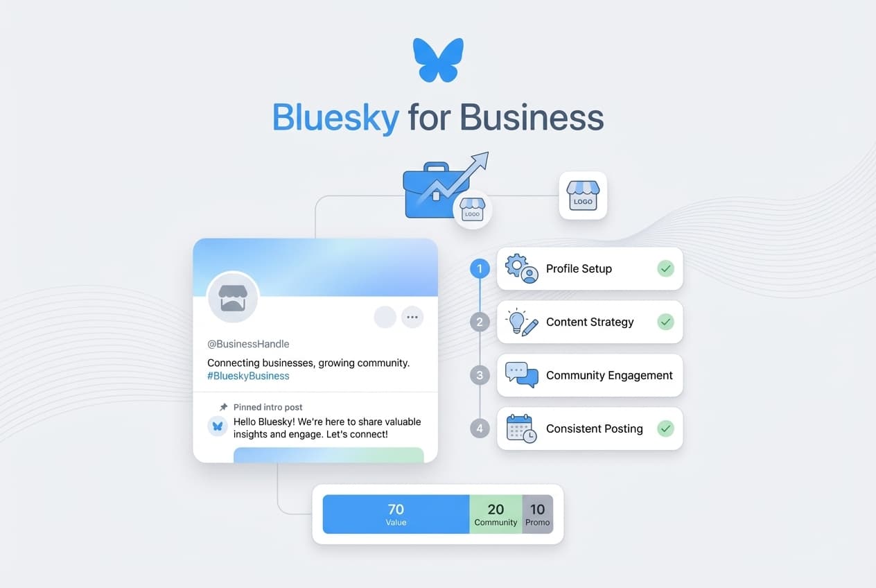 Bluesky for business getting started guide 2026