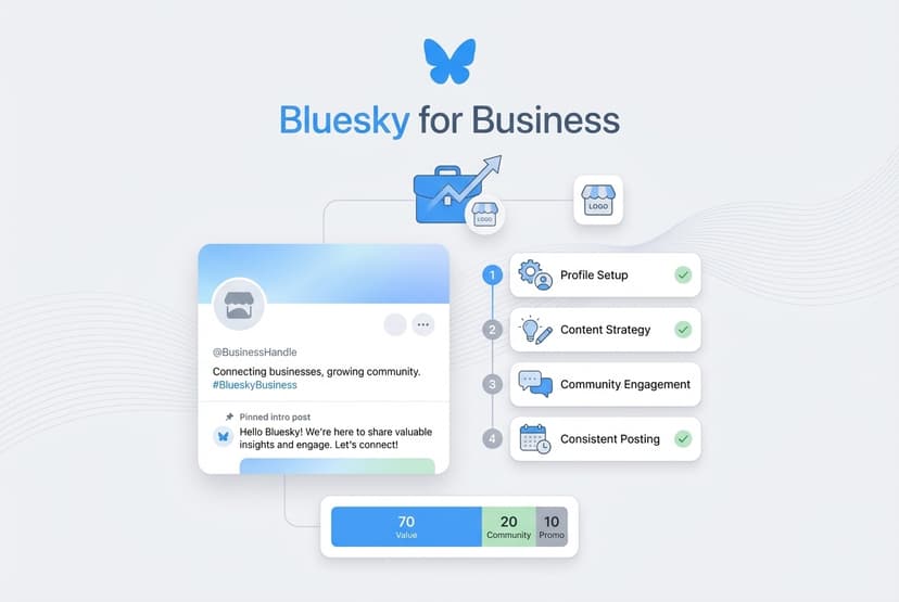 Bluesky for business getting started guide 2026