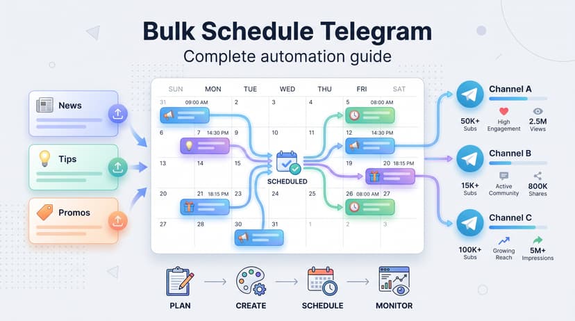 How to Bulk Schedule Telegram Messages: Complete Guide for 2026