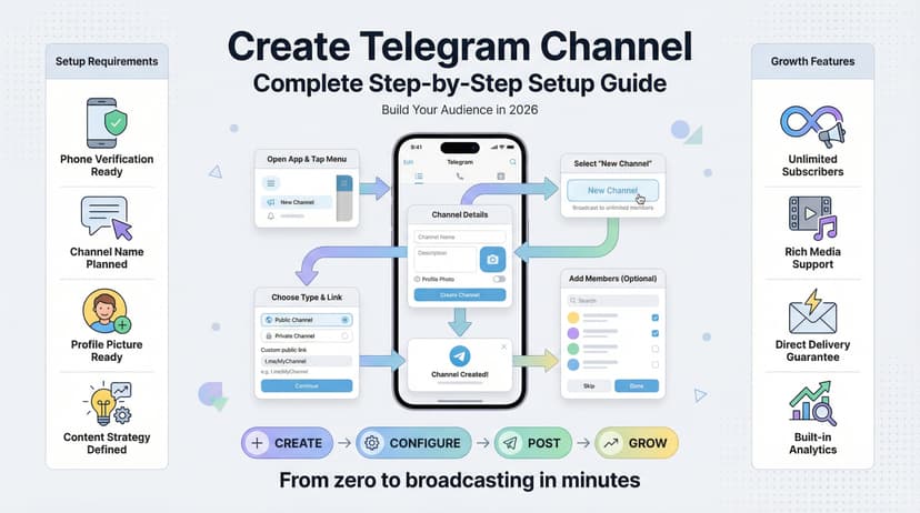 How to Create a Telegram Channel: Complete Step-by-Step Guide for 2026