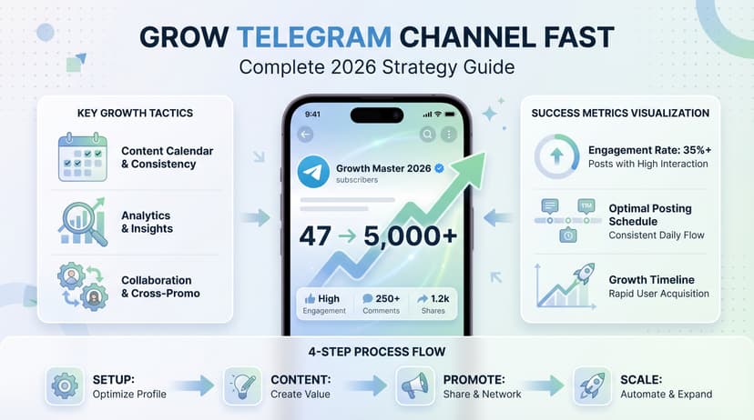 How to Grow a Telegram Channel Fast in 2026: Complete Strategy Guide
