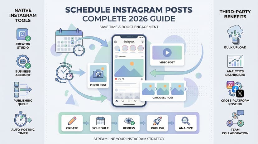 How to Schedule Instagram Posts: Complete Guide for 2026