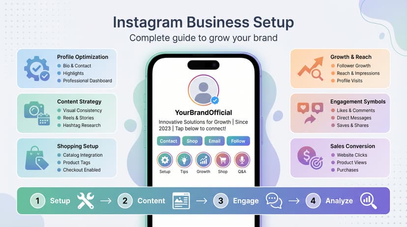Instagram for Business: Complete Setup Guide to Drive Sales & Grow Your Brand in 2026