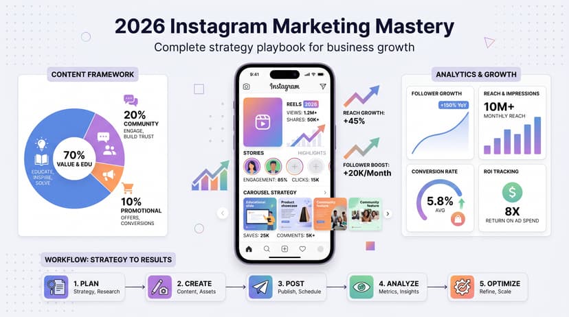 Instagram Marketing Strategy: 2026 Playbook - Everything You Need to Dominate
