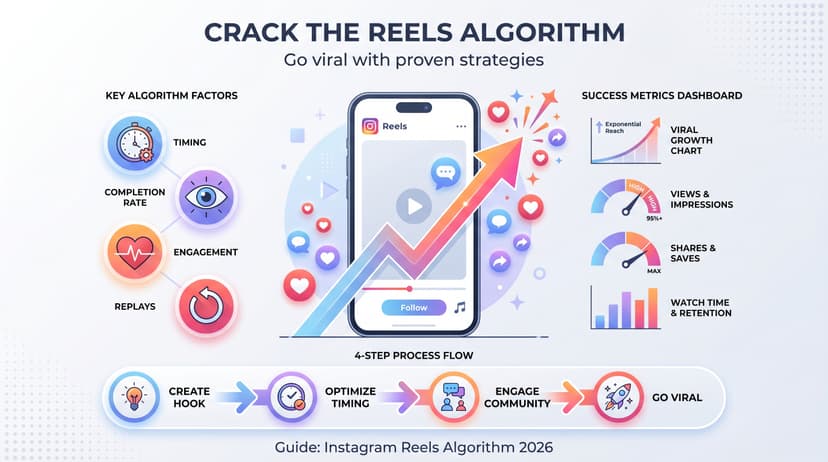 Instagram Reels Algorithm: How to Go Viral in 2026 (Complete Guide)