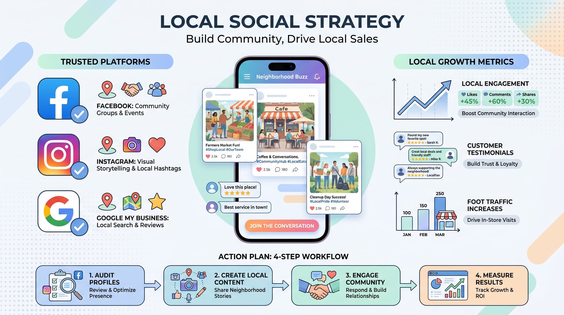 Local Business Social Media Strategy: Complete Guide to Dominate Your Market