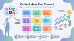 25 Social Media Content Ideas for Small Businesses That Actually Convert