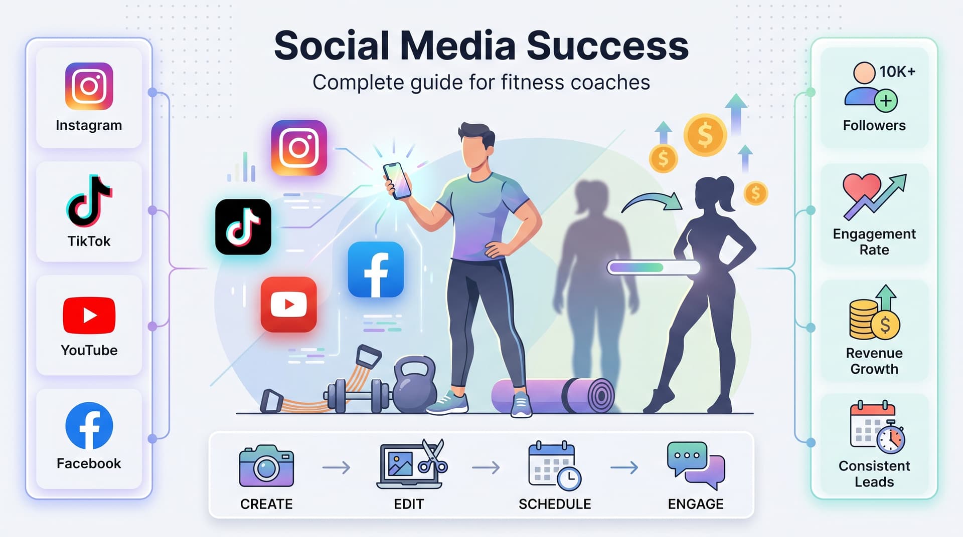 The Complete Social Media Guide for Fitness Coaches: Build Your Online Presence and Attract Clients