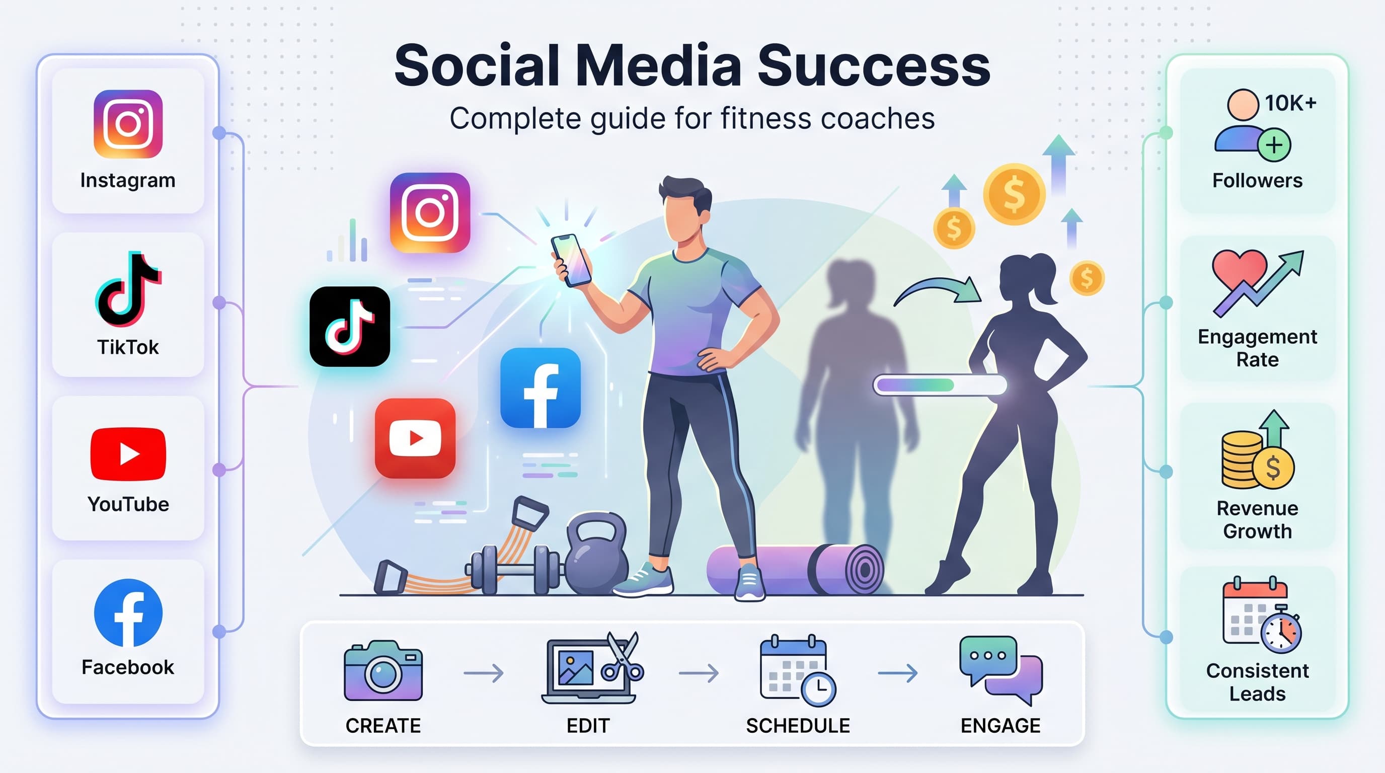 The Complete Social Media Guide for Fitness Coaches: Build Your Online Presence and Attract Clients