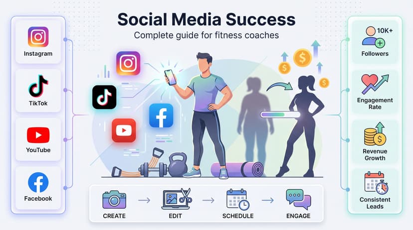 The Complete Social Media Guide for Fitness Coaches: Build Your Online Presence and Attract Clients