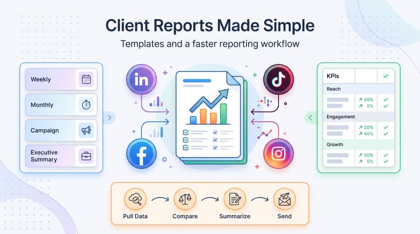 Social Media Reporting for Clients: Templates and a Process That Doesn't Eat Your Week