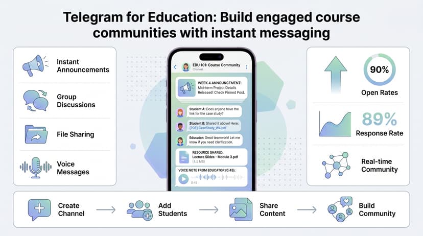 Telegram for Educators: Build a Course Community That Actually Engages Students