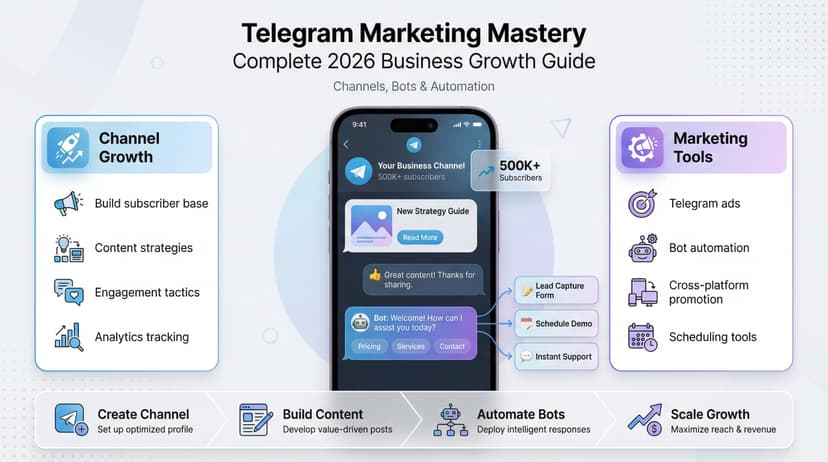 Telegram Marketing: Complete 2026 Guide to Building Your Business on the Platform