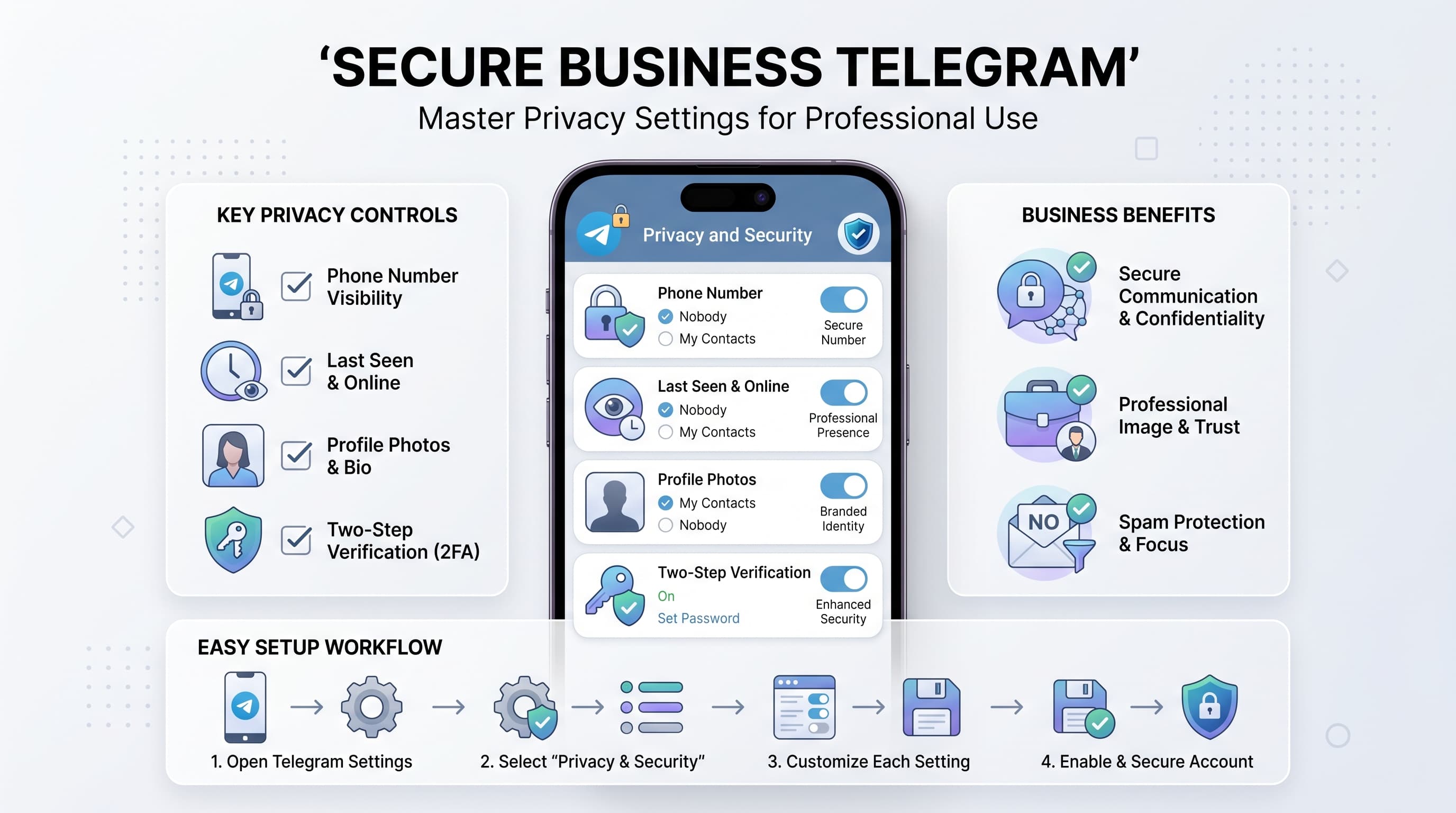 Telegram Privacy Settings: Complete Business Guide for 2024