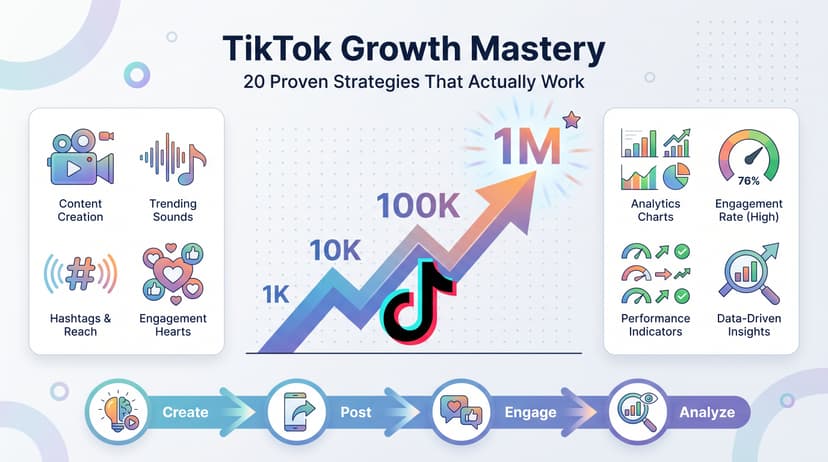 TikTok Growth Strategies: 20 Proven Tips to Skyrocket Your Following in 2026
