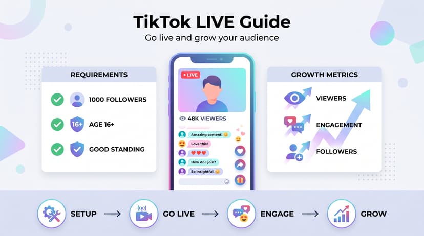 TikTok LIVE: How to Go Live & Grow Your Audience in 2026