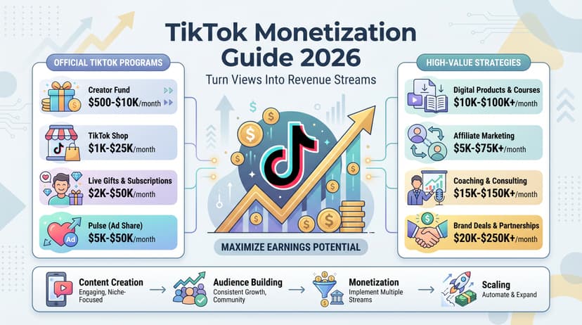 TikTok Monetization: Complete 2026 Guide to Earning Real Money