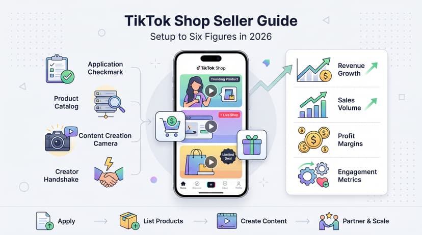 TikTok Shop: Complete Seller Guide for 2026 - Setup, Products, Marketing & Success Tips