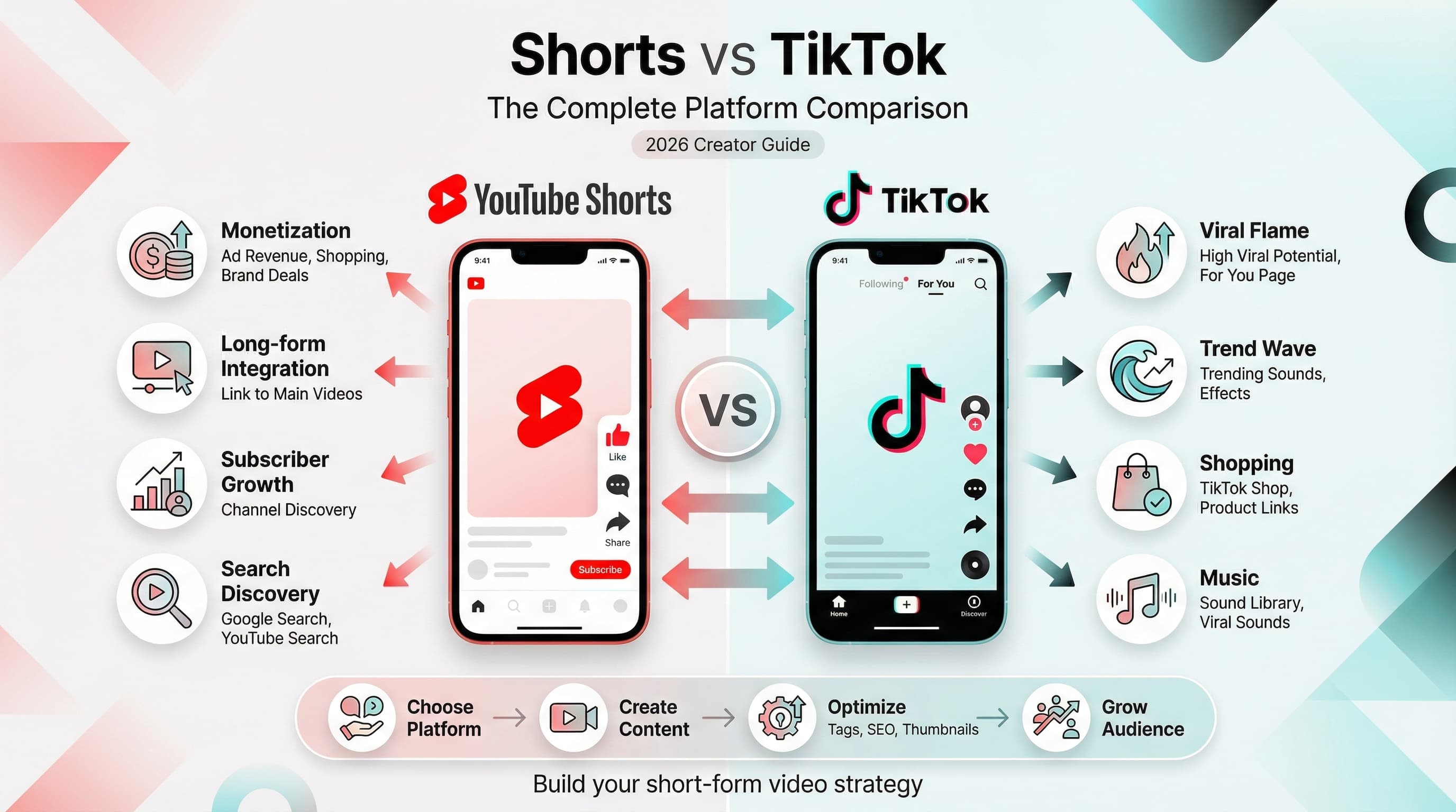 YouTube Shorts vs TikTok: 2026年にクリエイターが選ぶべきプラットフォームは?