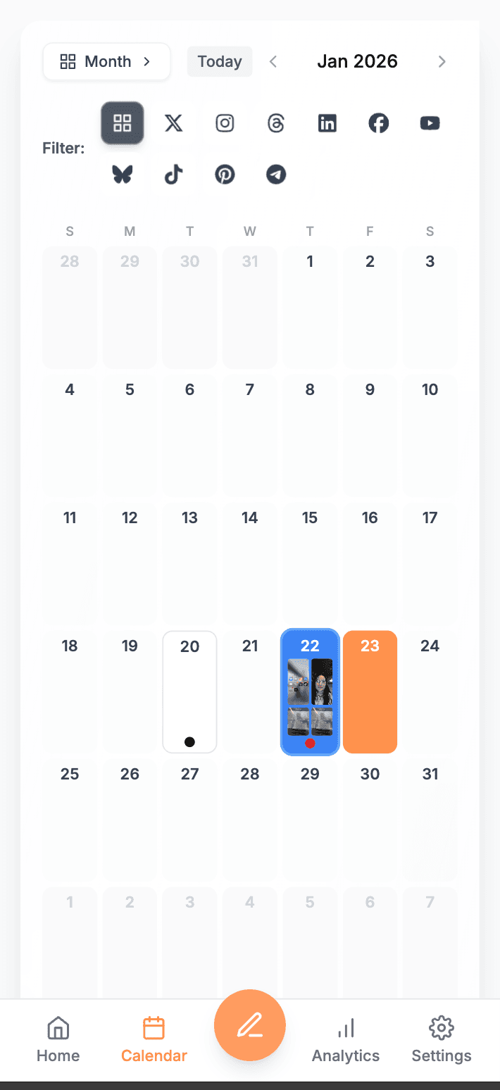 Schedulala mobile calendar